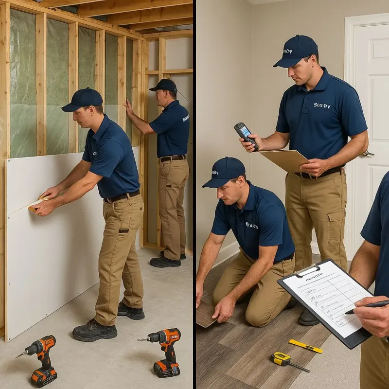 Repairs and Reconstruction process in Sand Hill, PA