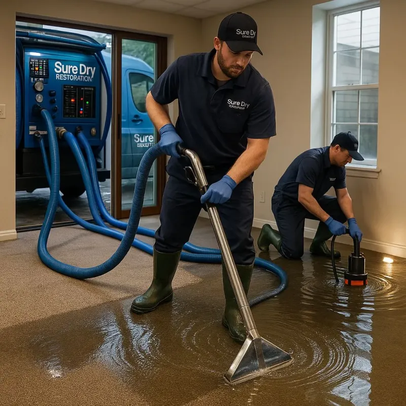 Water Extraction and Removal process in Sand Hill, PA